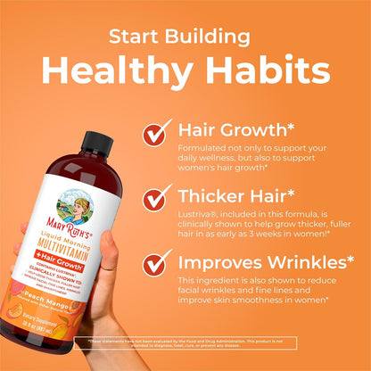 MaryRuth Organics Liquid Multivitamin+Hair Growth